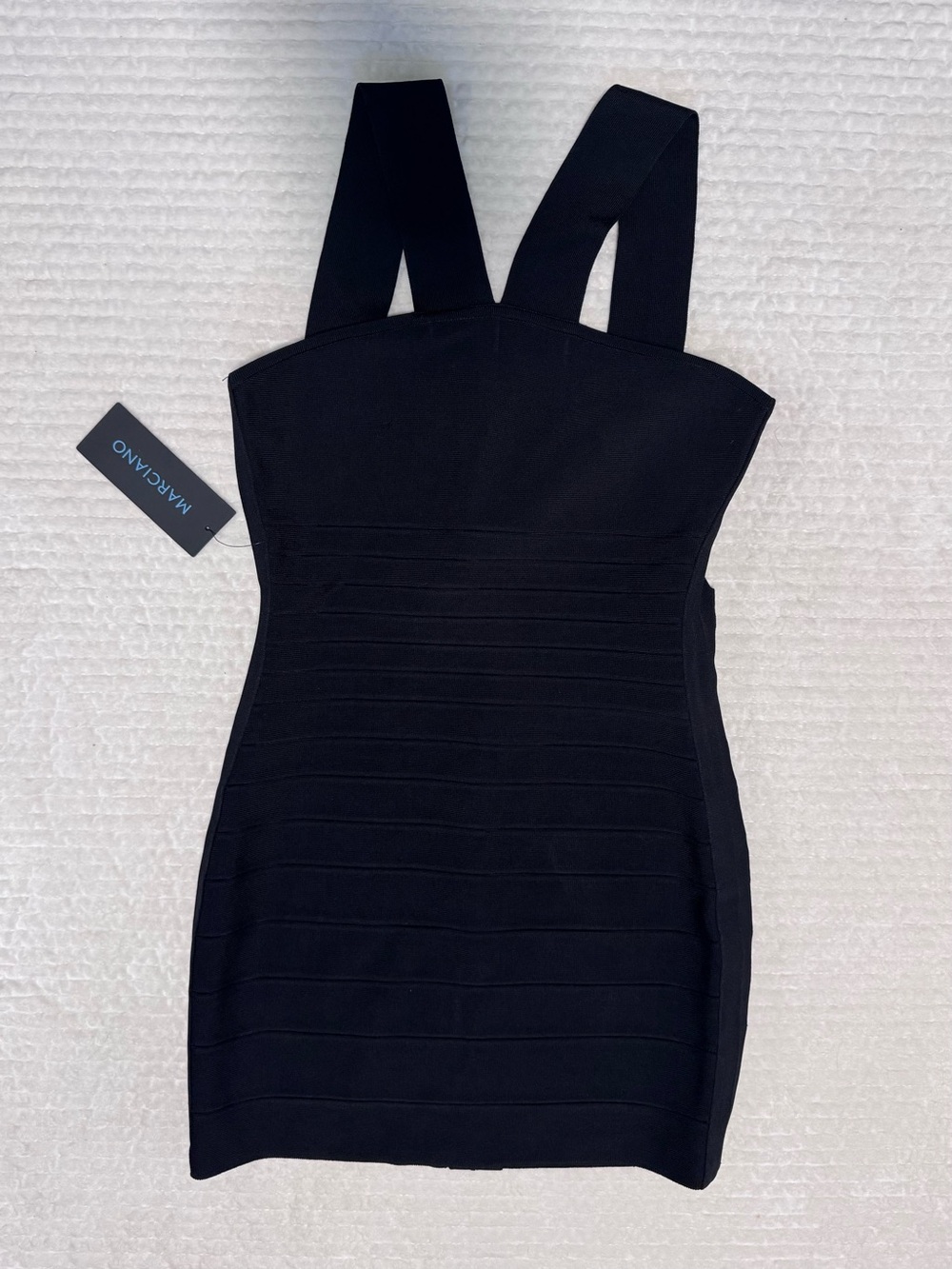 Guess by Marciano Black Bandage Bodycon Dress | Large